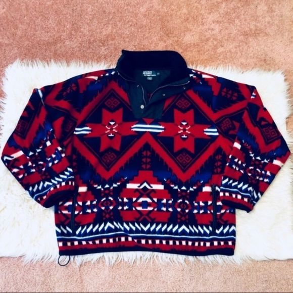 Polo Ralph Lauren Southwest Blanket Fleece - Picture 1 of 7